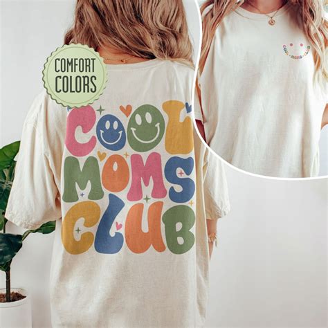 Cool Moms Club Shirt Overstimulated Moms Shirt Mothers Etsy