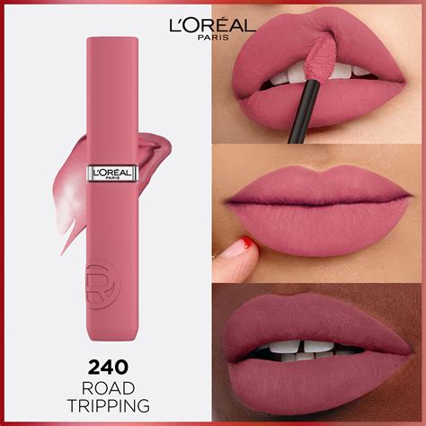 Lápiz labial líquido Infallible Matte Tono Road Tripping 240 LOREAL