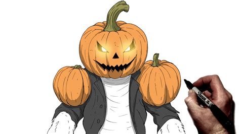 How To Draw Jack O Lantern Step By Step Halloween Youtube