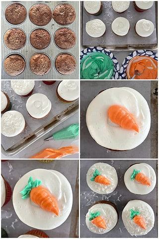 Easter Carrot Cake Cupcakes - The Baking ChocolaTess