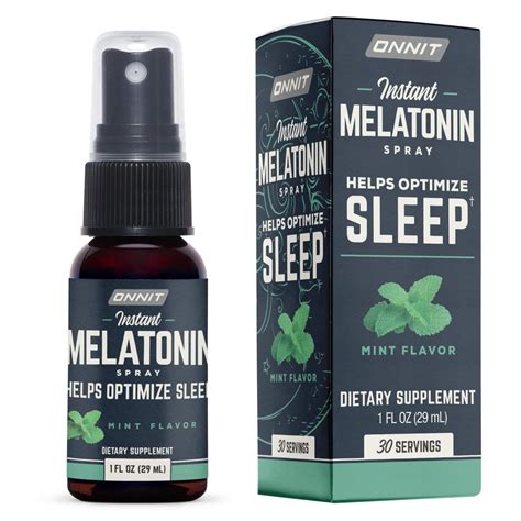 Onnit Instant Melatonin Spray | 3mg Melatonin | Mint Flavor