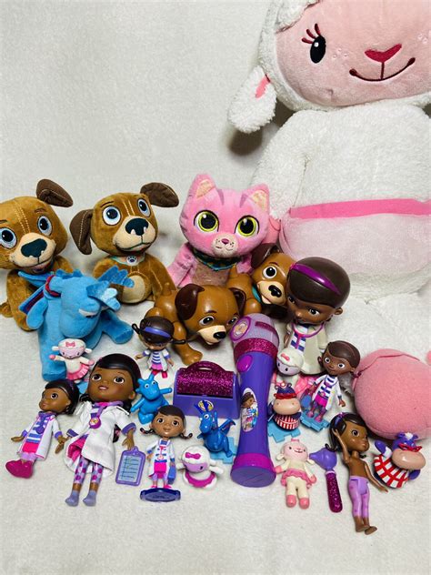 Disney Jr Doc McStuffins Toy Lot Mini Doc McStuffins Figures