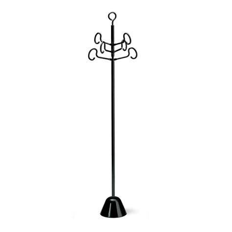 Floor Coat Rack Servomanto Zanotta Contemporary Varnished Steel