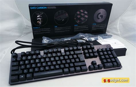 Обзор Logitech G413 Carbon: минимализм и гармония | gagadget.com