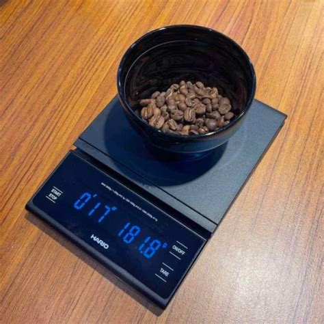 Hario Drip Scale Wide Black Waga Do Kawy Sklep CoffeeLove