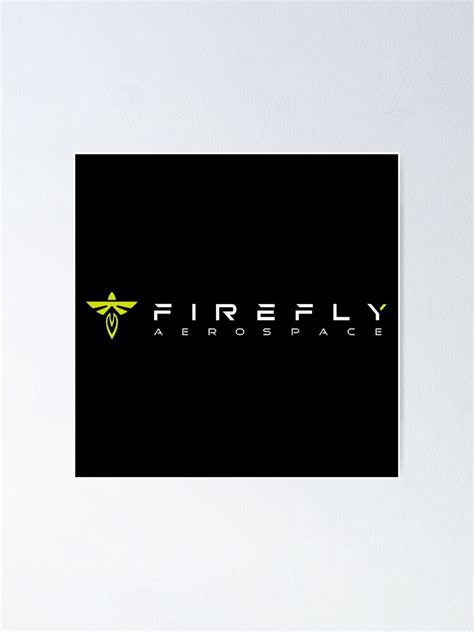 "Firefly Aerospace logo" Poster for Sale by trendistudio | Redbubble