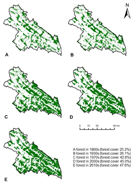 Changes In Forest Cover Over Time Download Scientific Diagram