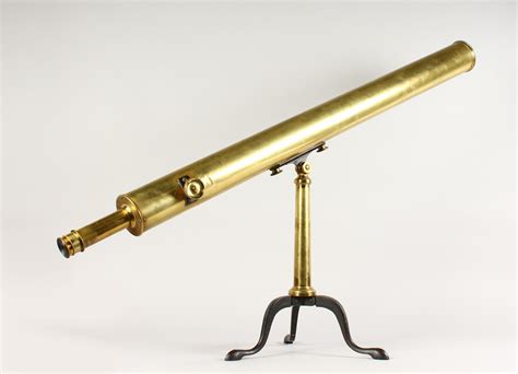 Sold Price A Large 3 Inch Brass Telescope By Aitchison And Co Opticians 47 Fleet Street London