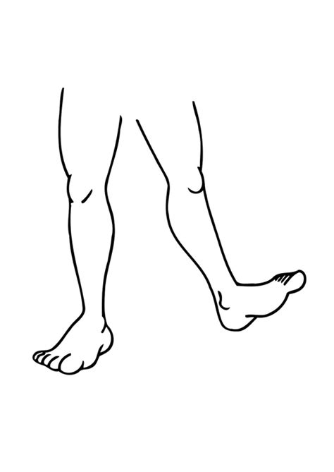 Coloriage les jambes Gratuit à Imprimer Img 11476