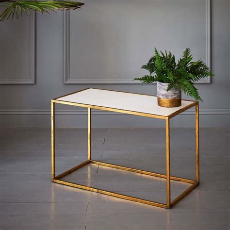 Odell Gold And Marble Coffee Table Graham Green