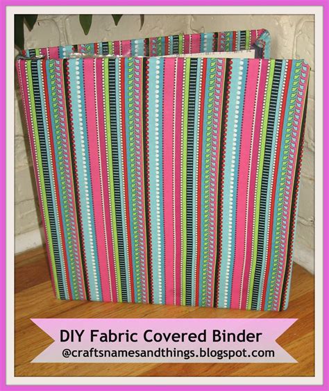 How To Decorate Binders How Make To Fabric Covered Binders Diy Back