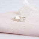 Palermo Ring Set Silver Stacking Rings By Lauren Hunt Jewellery