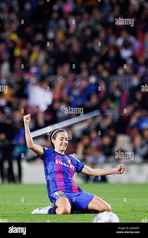 BARCELONA MAR 30 Aitana Bonmati Celebrates After Scoring A Goal