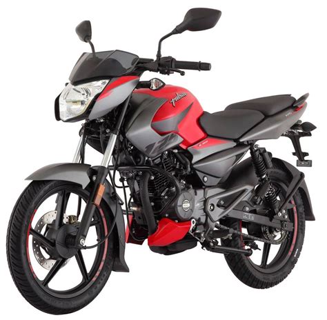 Bajaj Pulsar Ns125 Red Press Image Left Front Quar