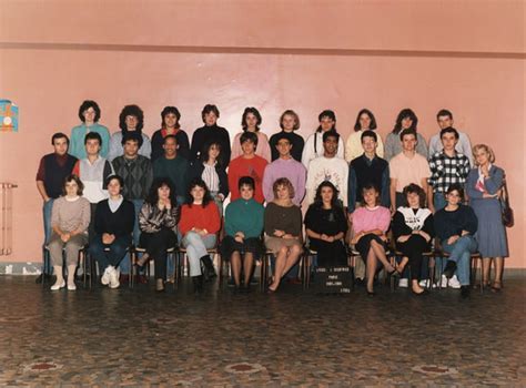 Photo de classe 2ème année BTS Gestion Comptabilité de 1989 BTS LYCEE