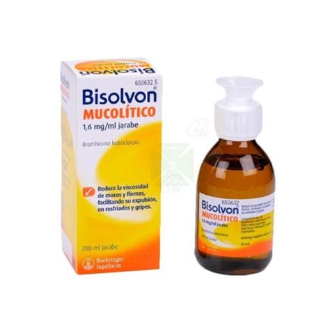 Bisolvon Mucolítico 1 6 Mg Ml Jarabe 1 Frasco 200 Ml Farmacia Colonia