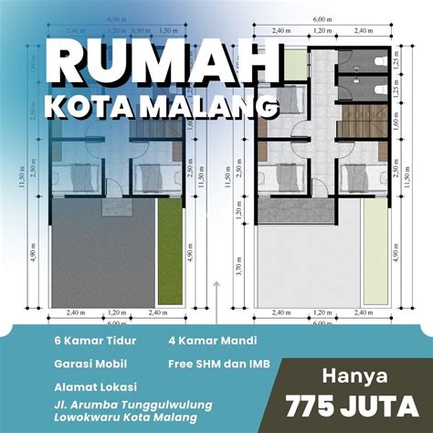 Dijual Rumah Lokasi Strategis 6KT 4KM Legalitas SHM Dan IMB Lokasi