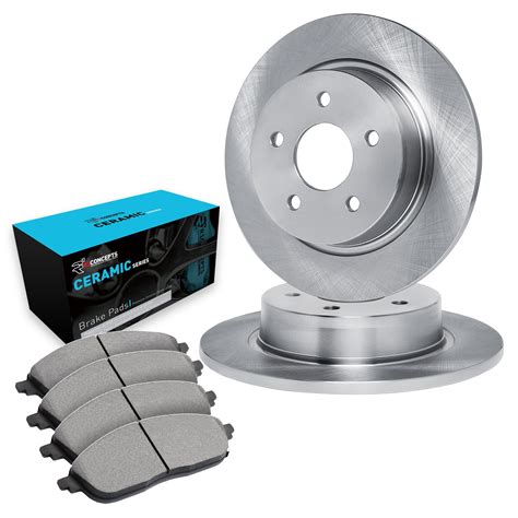 R1 Concepts Rear Brakes And Rotors Kit Rear Brake Pads Brake Rotors