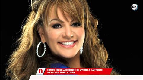 Muere Jenni Rivera Cantante Mexicana En Un Accidente Aereo Youtube