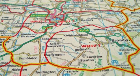 postcode district map bespoke
