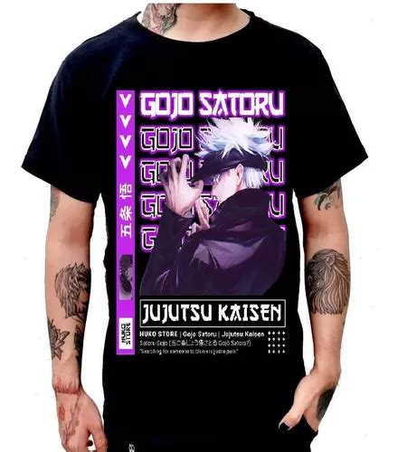 Playera Gojo Satoru Jujutsu Kaisen Kawaii Aesthetic Envío gratis