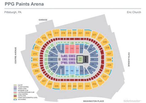 Ppg Arena Interactive Seating Chart - Arena Seating Chart