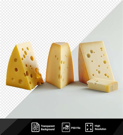 Premium Psd Four Styles Of Portrait Cheese 10 With Yellow Cheese And