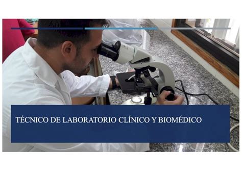 PDF TÉCNICO DE LABORATORIO CLÍNICO Y BIOMÉDICO diagnóstico clínico