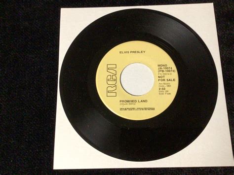 Elvis Presley Promo Promised Land Its Midnight Ex Nm Ebay