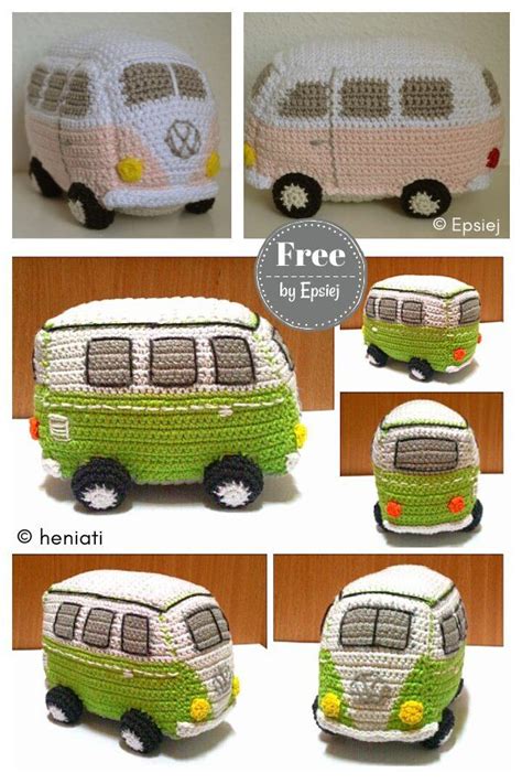 VW Bus Crochet Patterns Crochet Toys Free Patterns Crochet Keychain