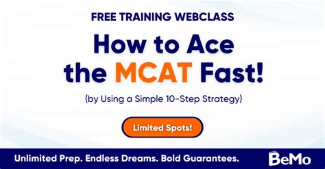 Free Mcat Test Prep Training Webinar Bemo