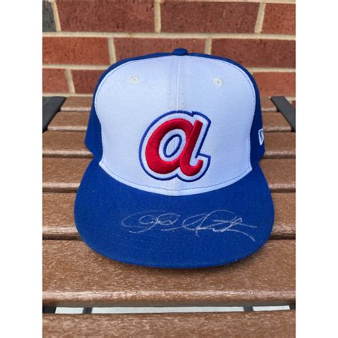 Charlie Morton Mlb Authenticated Autographed And Game Worn Hat