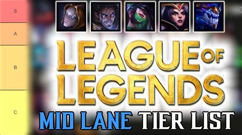 League Of Legends Mid Lane Tier List Season 14 Youtube