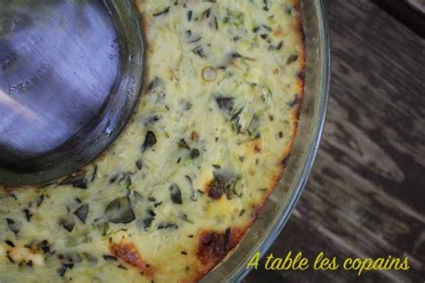 Flan De Courgette Ch Vre Et Basilic A Table Les Copains