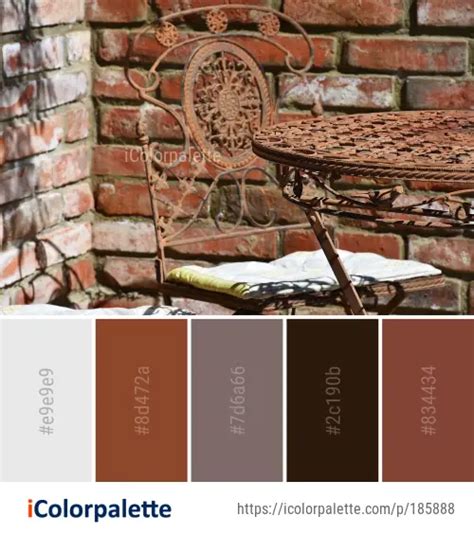 Color Palette Ideas From Wall Brick Brickwork Image Icolorpalette