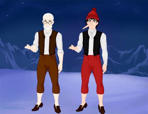 Geppetto and Pinocchio by Kailie2122 on DeviantArt