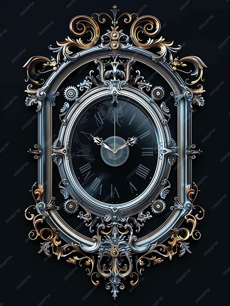 Premium Photo Frame Of Timeless Clock Tower Arcane Frame With Clock