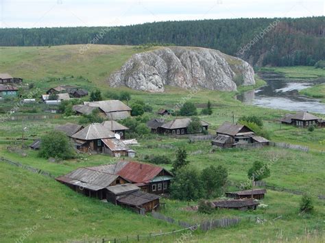 The Ural village — Stock Photo © Tourist56 #56784449