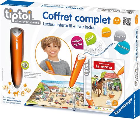 Ravensburger Tiptoi Jeu Educatif Lectronique Tiptoi Coffret