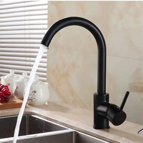 Grifo De Cocina Gourmet Para Encimera Mezclador Negro Mate Mercadolibre