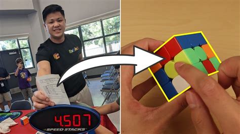 How Max Park Got The 486 Rubiks Cube World Record Average Youtube