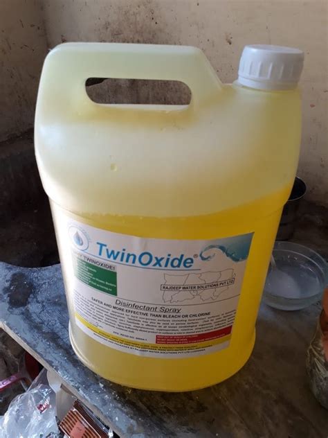 Twin Oxide Disinfectant Spray Liquidsolution Liquid At Rs 150litre