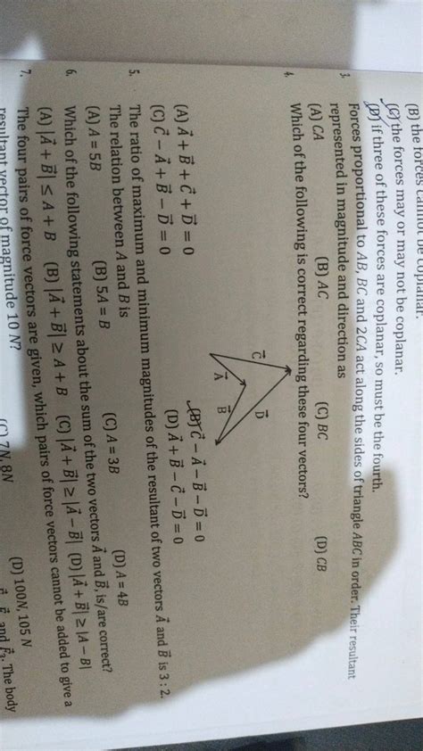 Forces Proportional To Ab Bc And 2ca Act A Of Filo