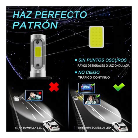 H Kit De Focos Led Para Chevy Luz Alta Y Baja Lm