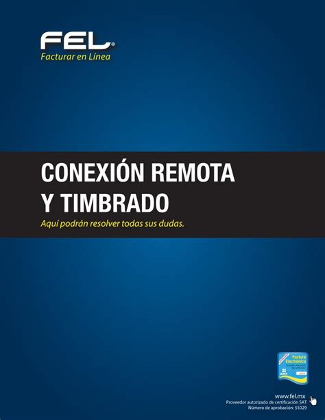 PDF conexion y timbrado Facturar en Línea Como ustedes saben la