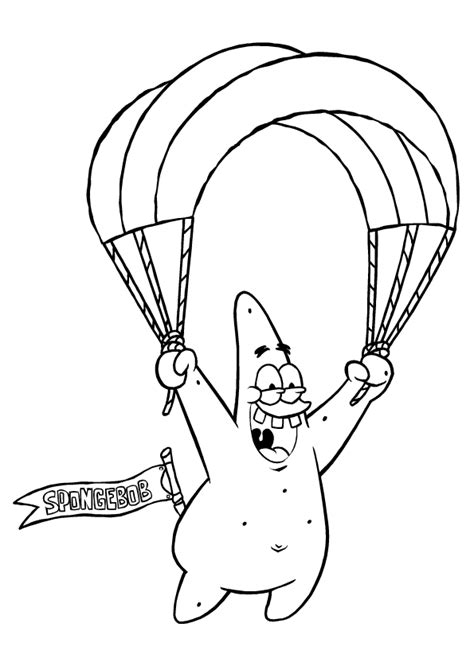 Spongebob Squarepants Patrick Star Coloring Pages Squidward Mewarnai