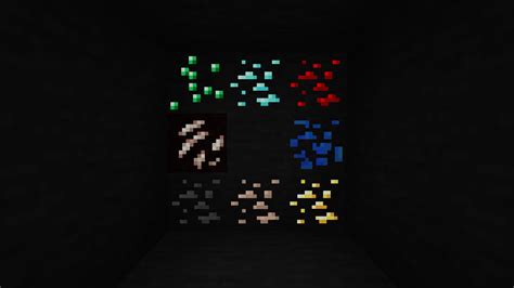 Glowing Ores Screenshots Minecraft Resource Packs Curseforge