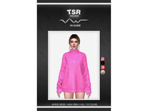 The Sims Resource Jumper Dress Bd860