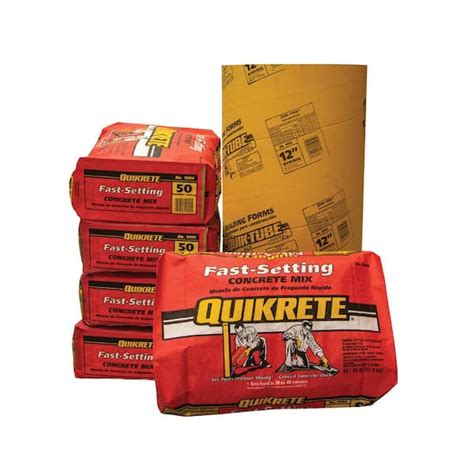 Quikrete 50 Lb Fast Setting Concrete Mix In The Concrete 44 Off