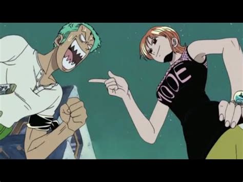 Nami Hits Zoro One Piece Funny Moment YouTube